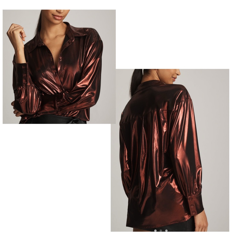Anthropologie • Shine Button-Down Shirt